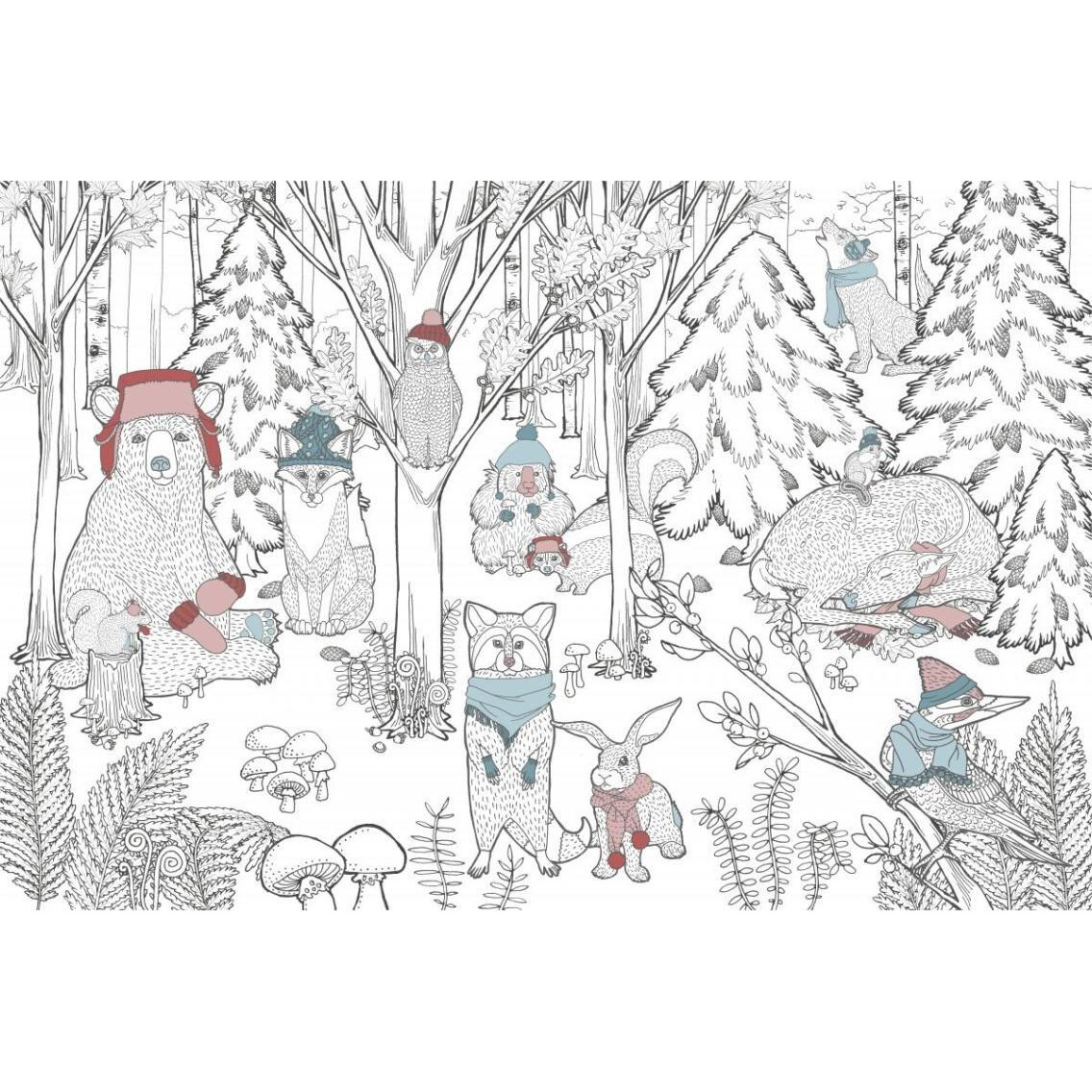 Color the Forest Color XIII -Paper Art-38&quotx26"