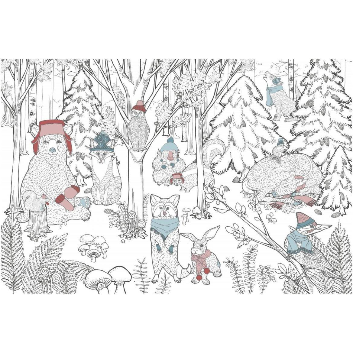 Color the Forest Color XIII -Paper Art-62&quotx42"