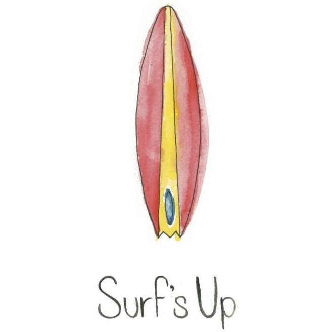 Surfer Dude I -Paper Art-26&quotx26"