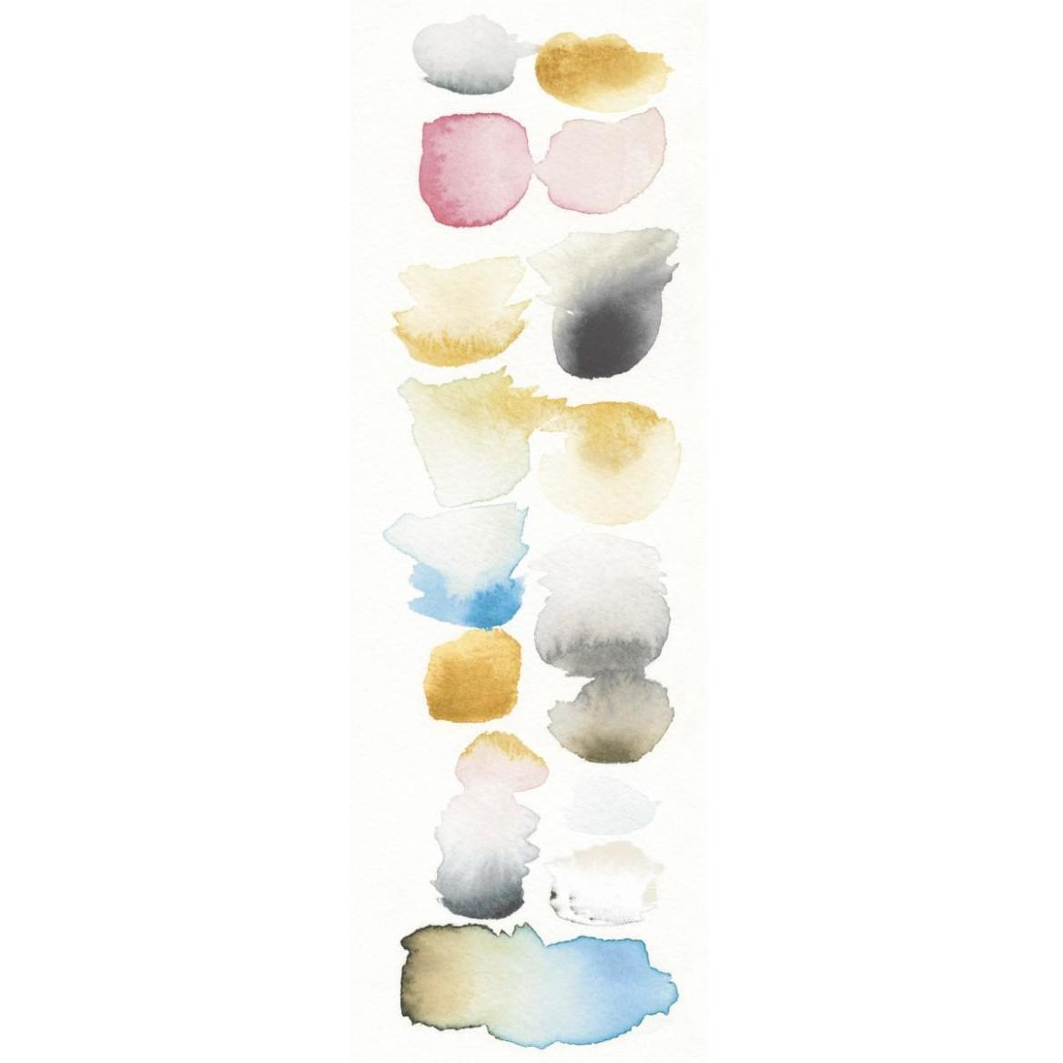 Watercolor Swatch Panel II Bright -Paper Art-26&quotx74"