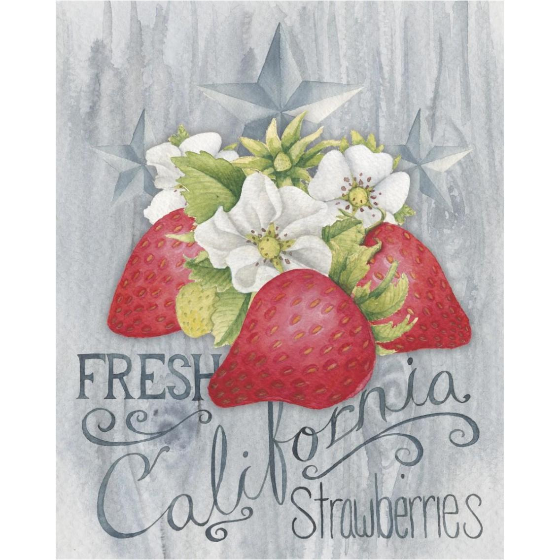 American Berries I -Paper Art-30&quotx37"
