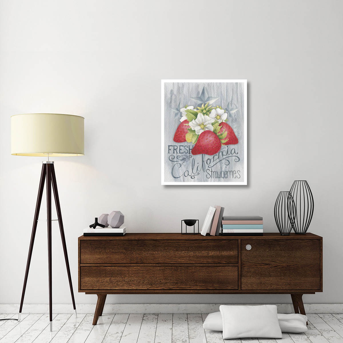 American Berries I -Paper Art-30&quotx37"