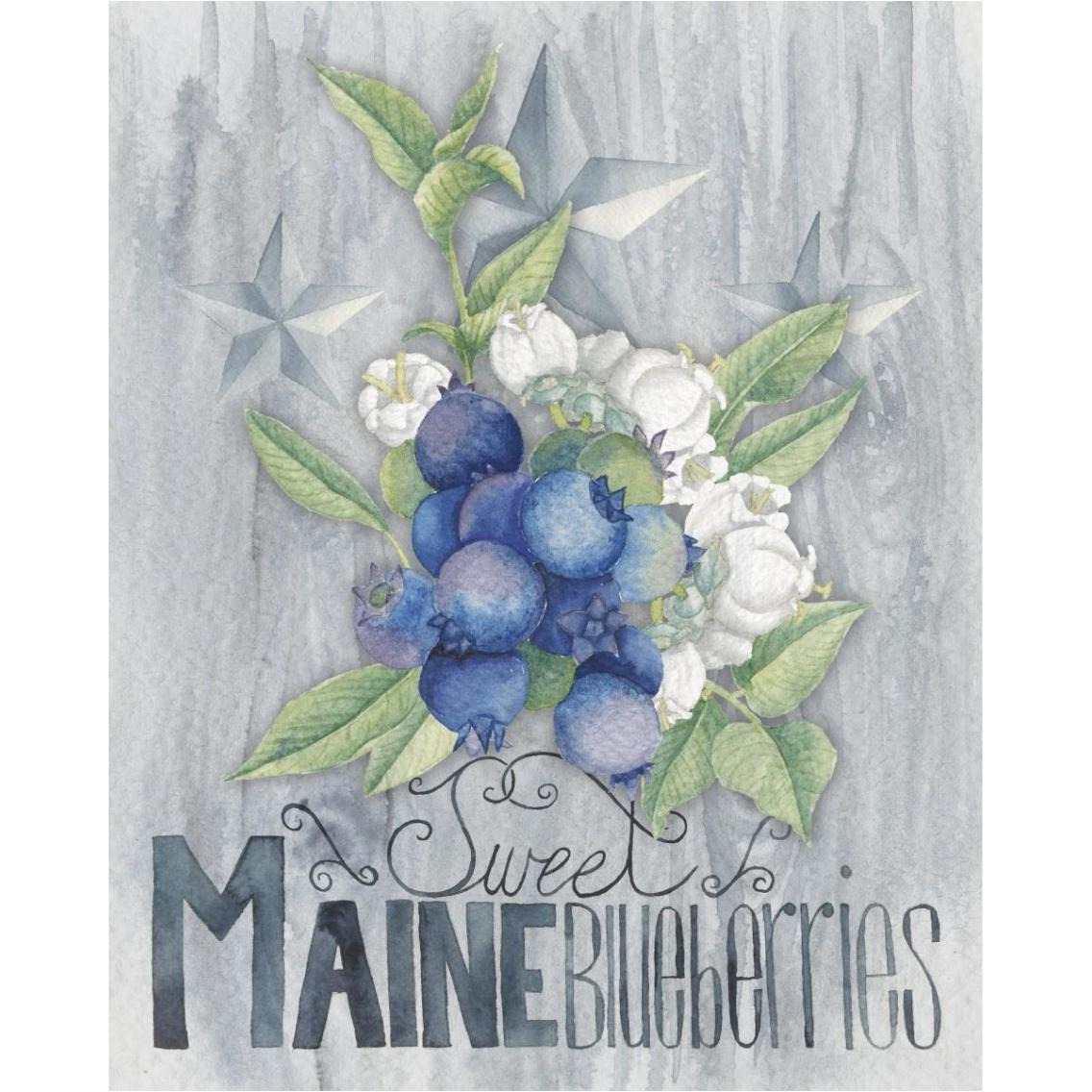 American Berries II -Paper Art-30&quotx37"
