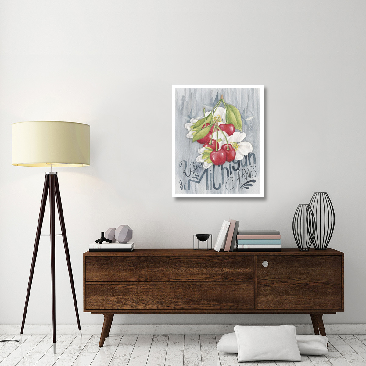 American Berries III -Paper Art-30&quotx37"
