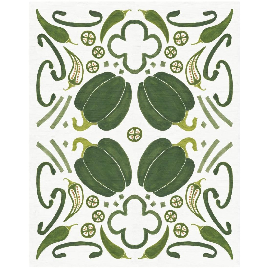 Retro Pepper Otomi -Paper Art-18&quotx22"