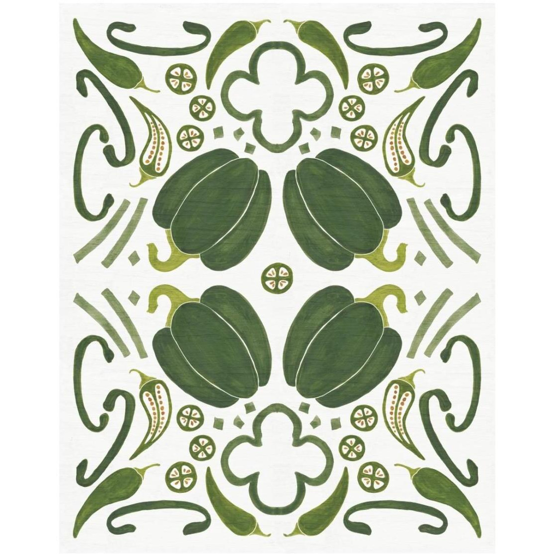 Retro Pepper Otomi -Paper Art-22&quotx26"