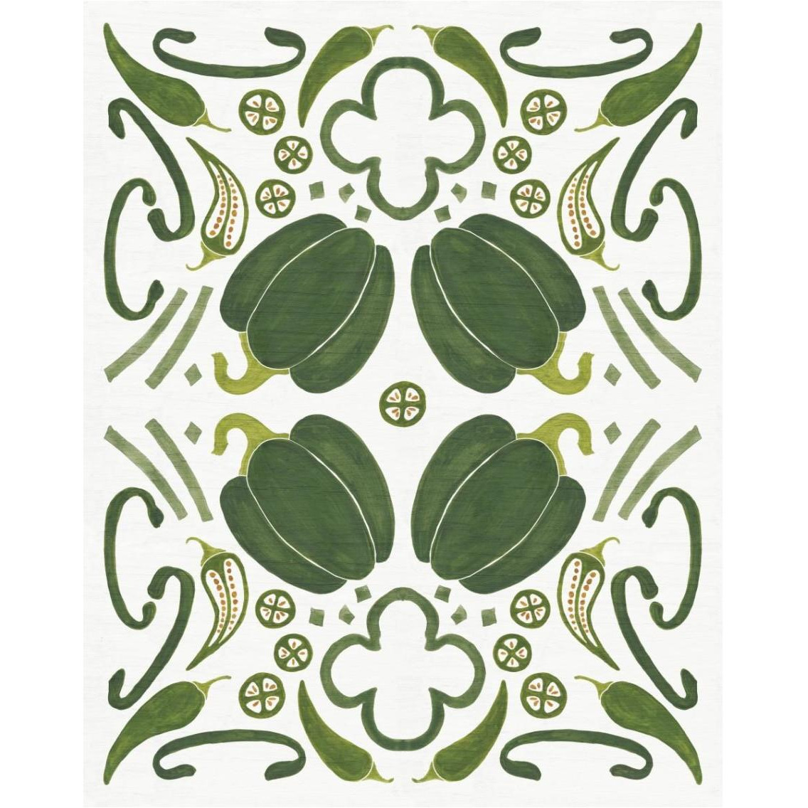 Retro Pepper Otomi -Paper Art-30&quotx37"
