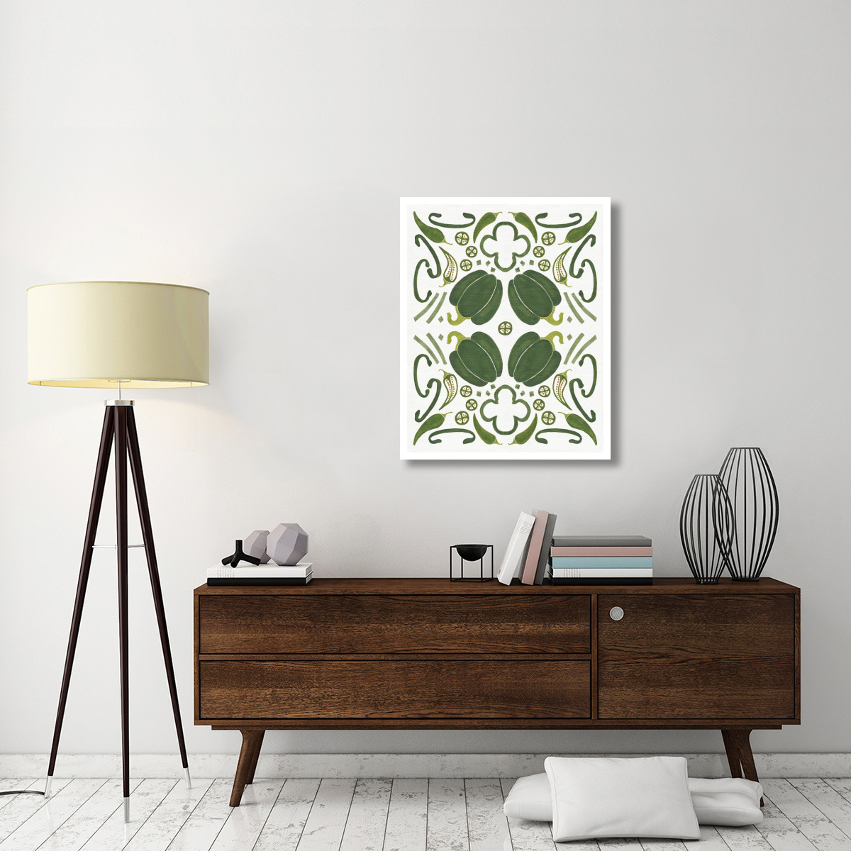 Retro Pepper Otomi -Paper Art-30&quotx37"