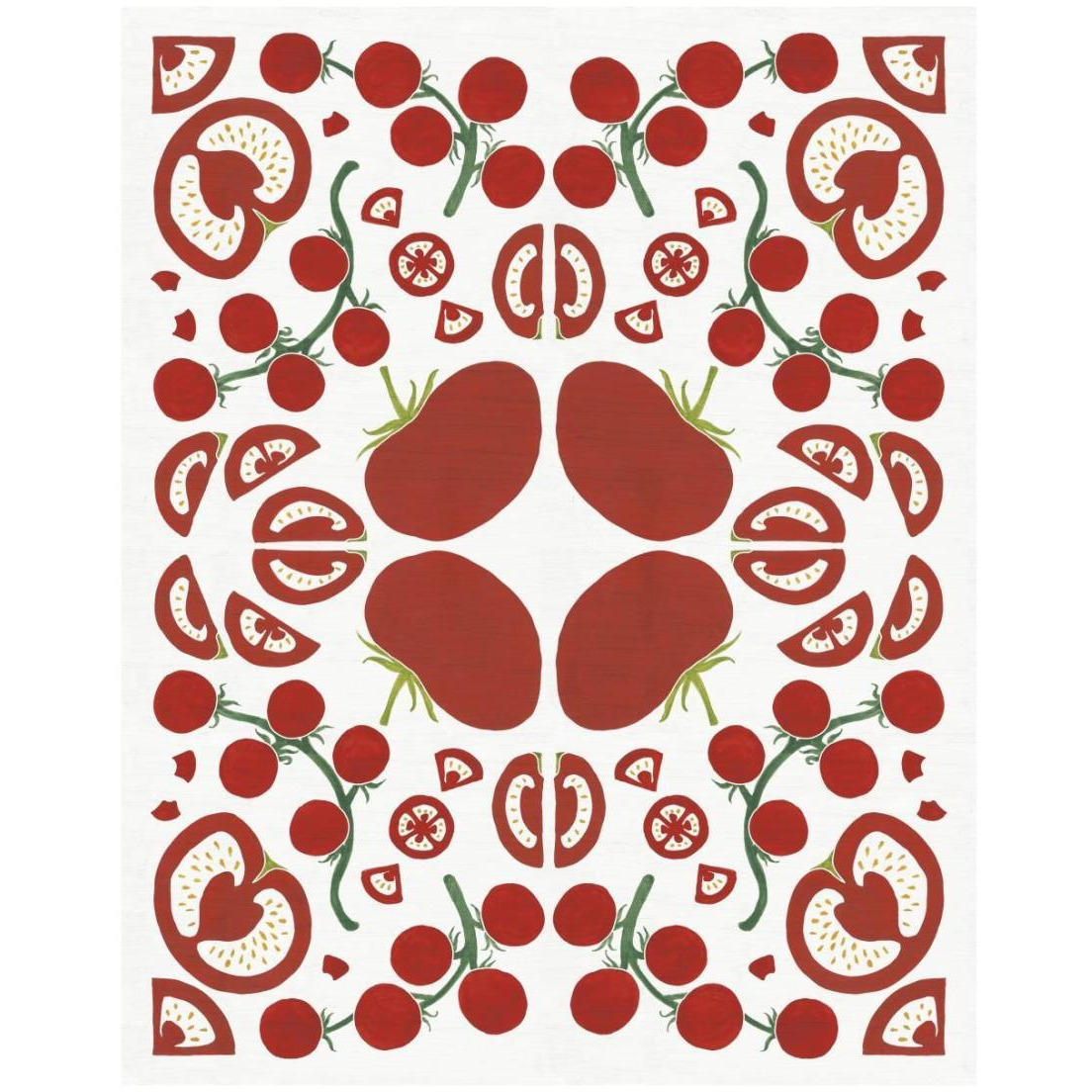 Retro Tomato Otomi -Paper Art-18&quotx22"