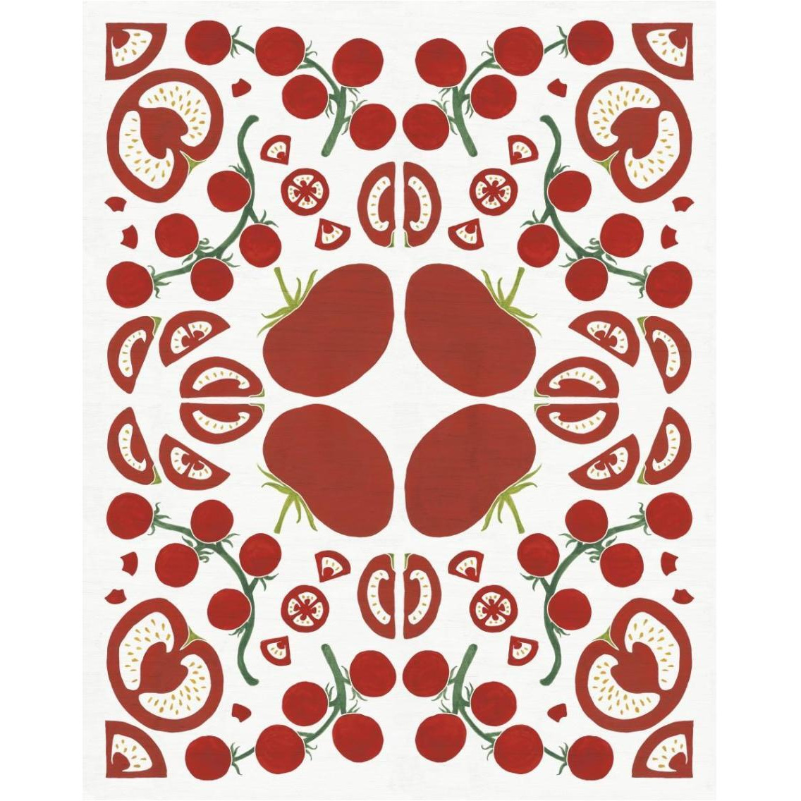 Retro Tomato Otomi -Paper Art-30&quotx37"