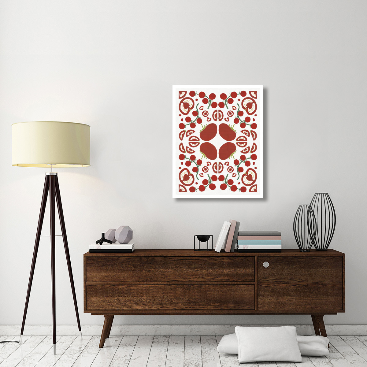 Retro Tomato Otomi -Paper Art-30&quotx37"