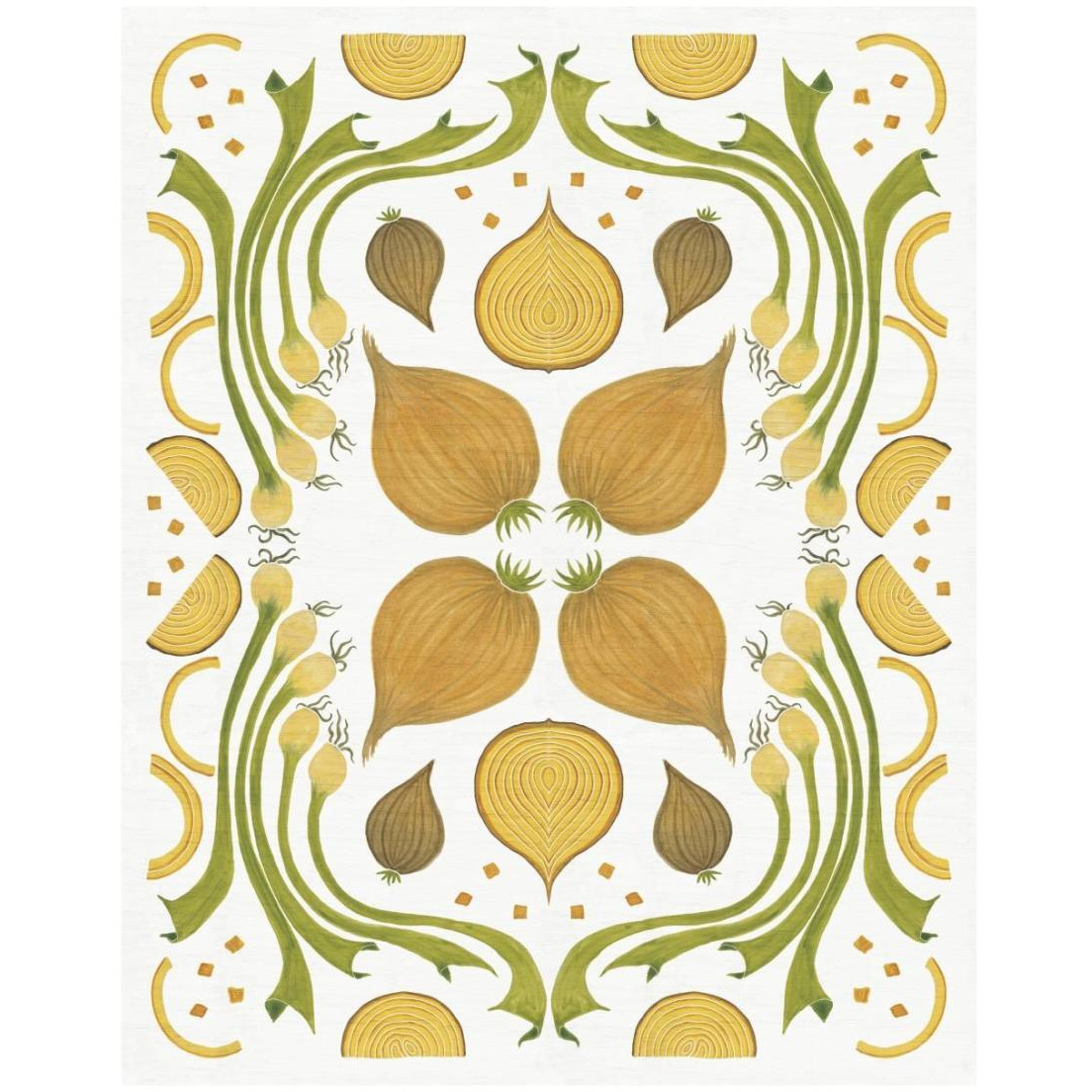 Retro Onion Otomi -Paper Art-18&quotx22"