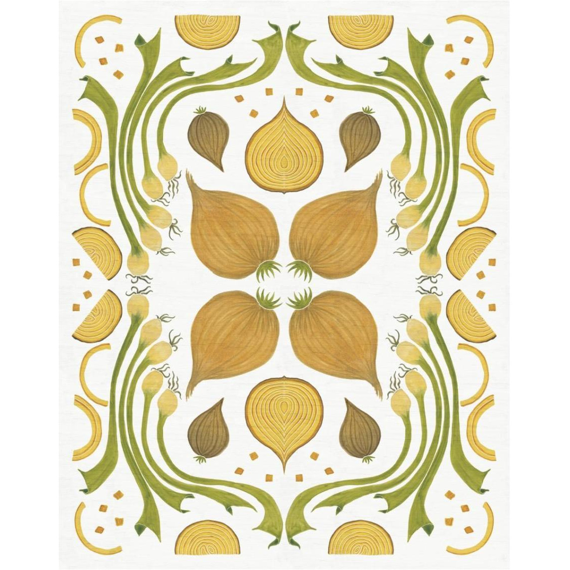 Retro Onion Otomi -Paper Art-30&quotx37"