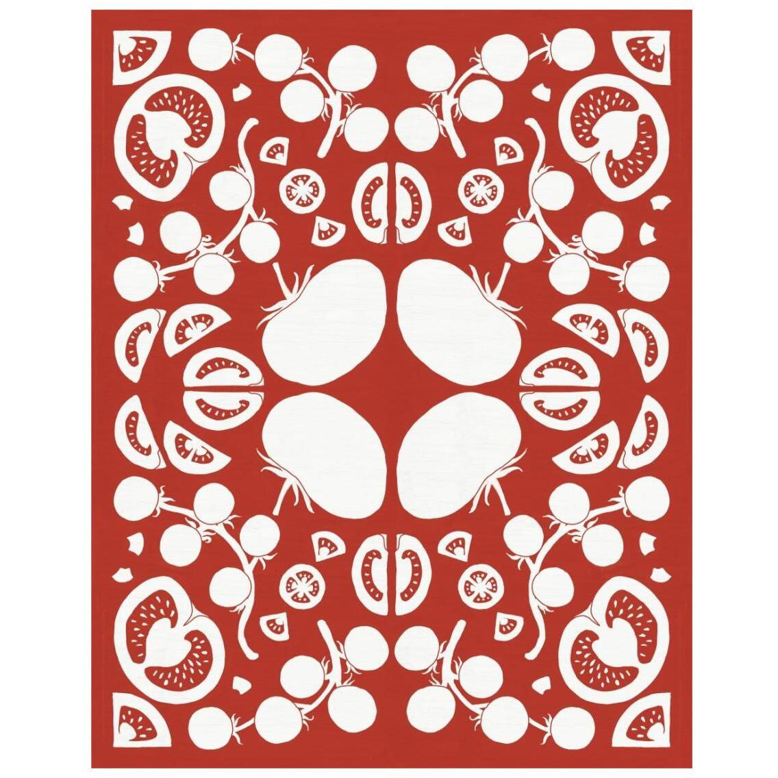Retro Tomato Otomi Silhouette -Paper Art-22&quotx26"