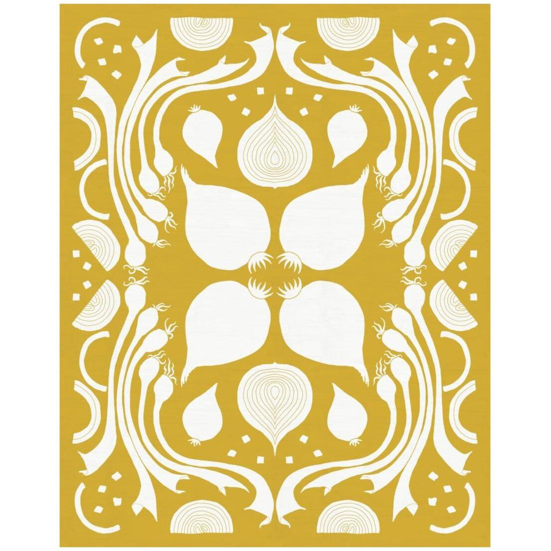Retro Onion Otomi Silhouette -Paper Art-18&quotx22"