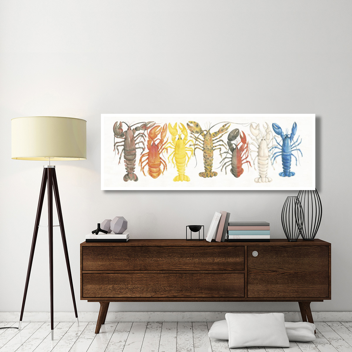 A Rare Catch -Paper Art-74&quotx26"