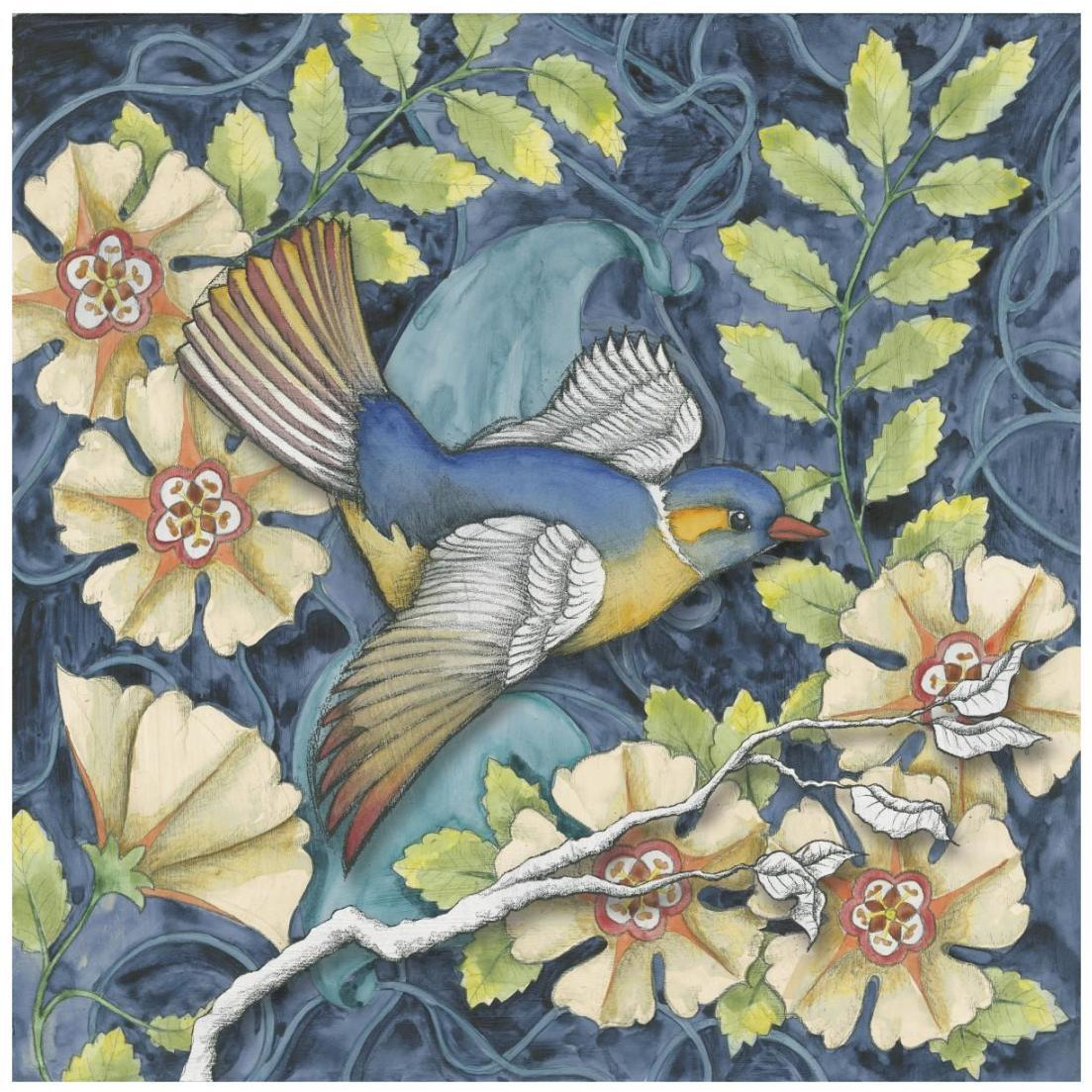 Arts and Crafts Bird III -Paper Art-20&quotx20"