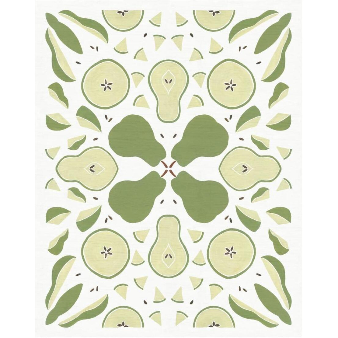 Retro Pear Otomi -Paper Art-22&quotx26"