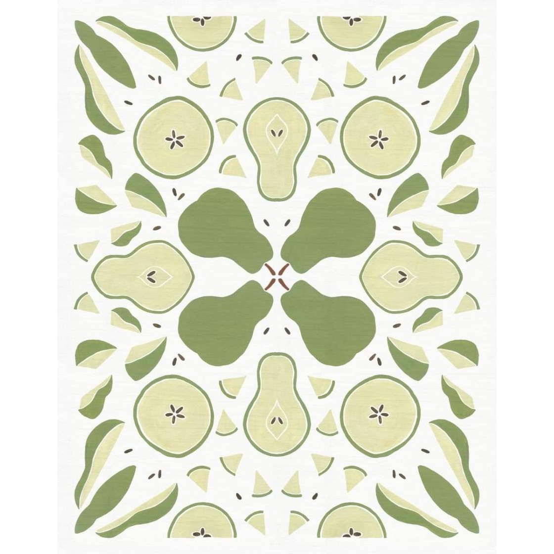 Retro Pear Otomi -Paper Art-24&quotx30"