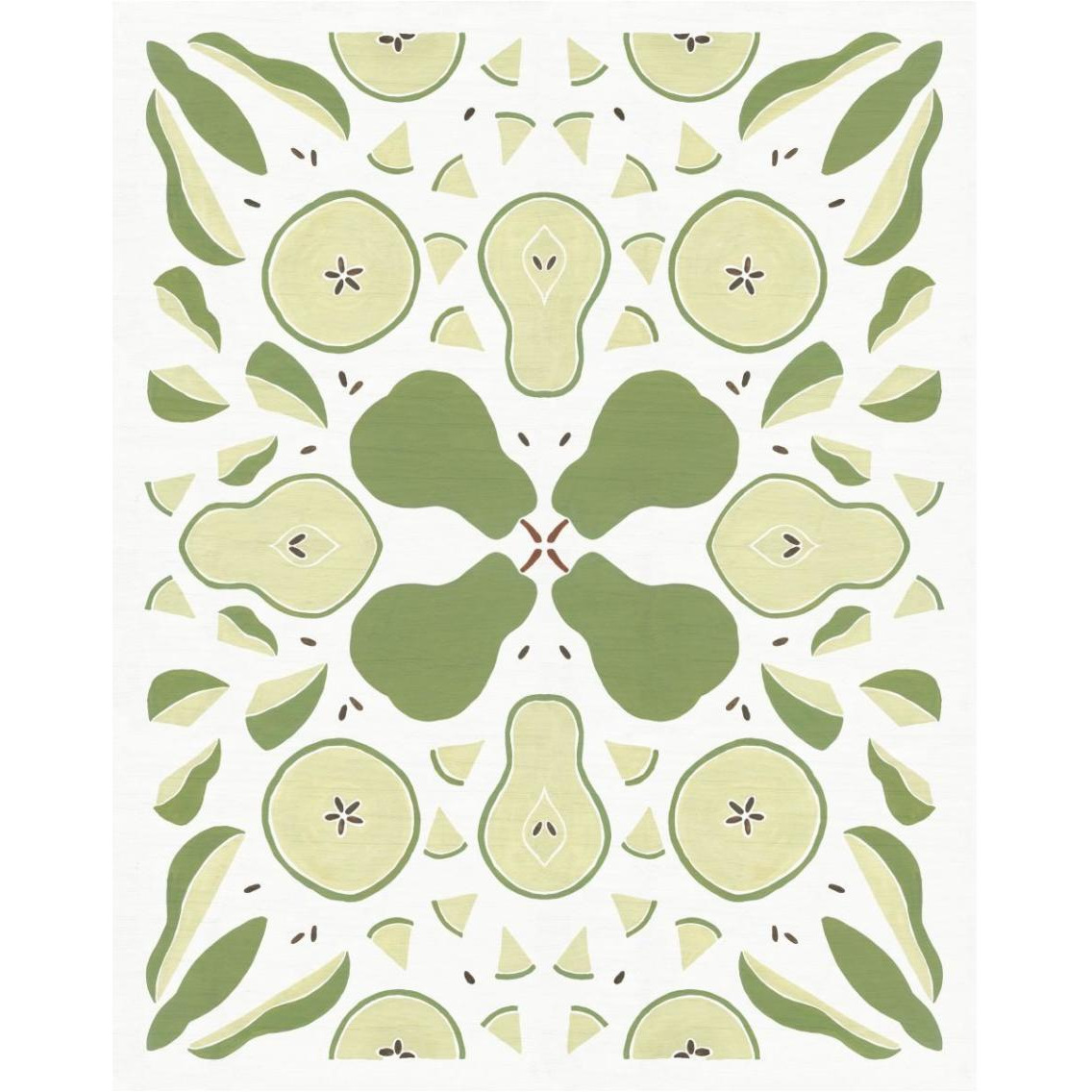 Retro Pear Otomi -Paper Art-30&quotx37"