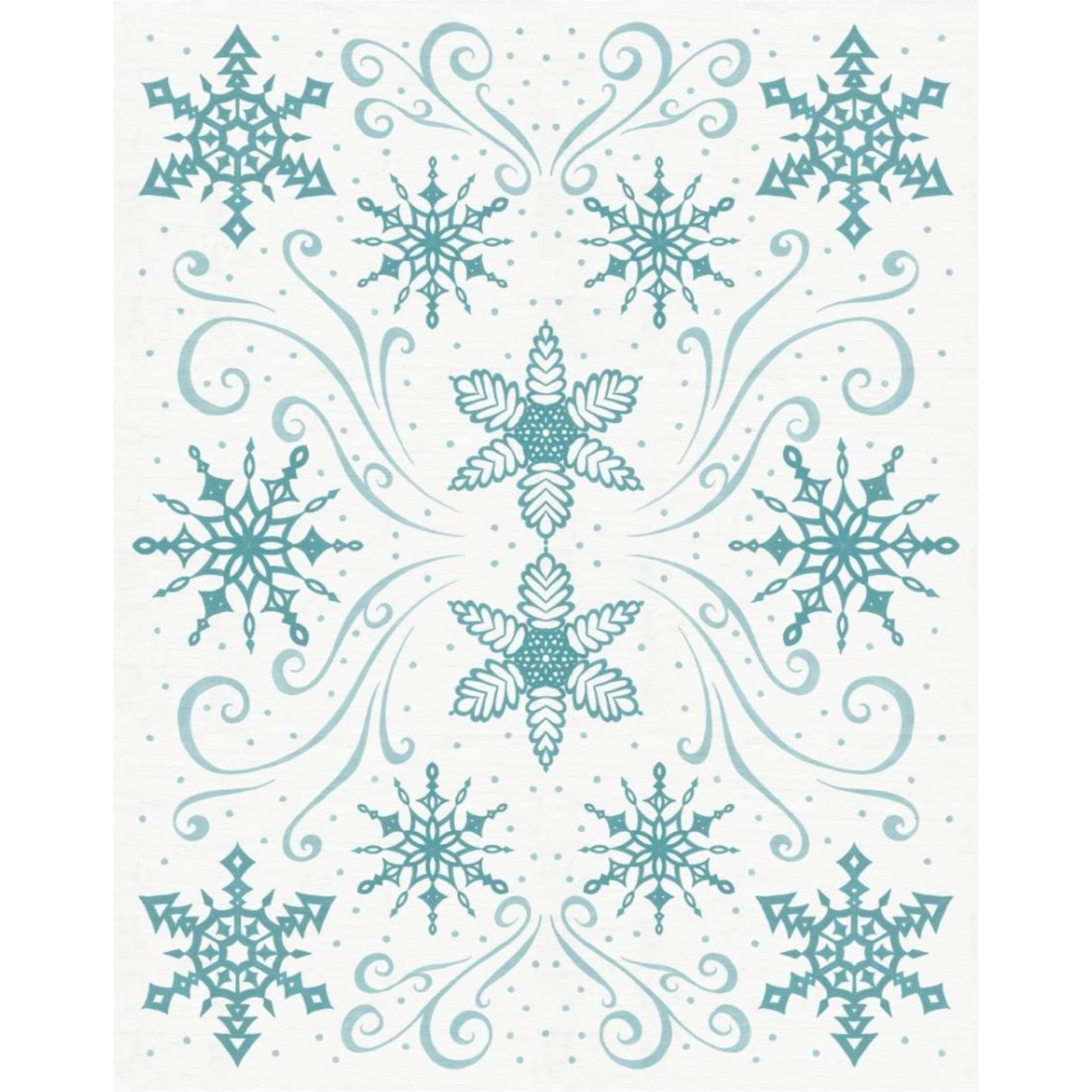Christmas Otomi I -Paper Art-24&quotx30"