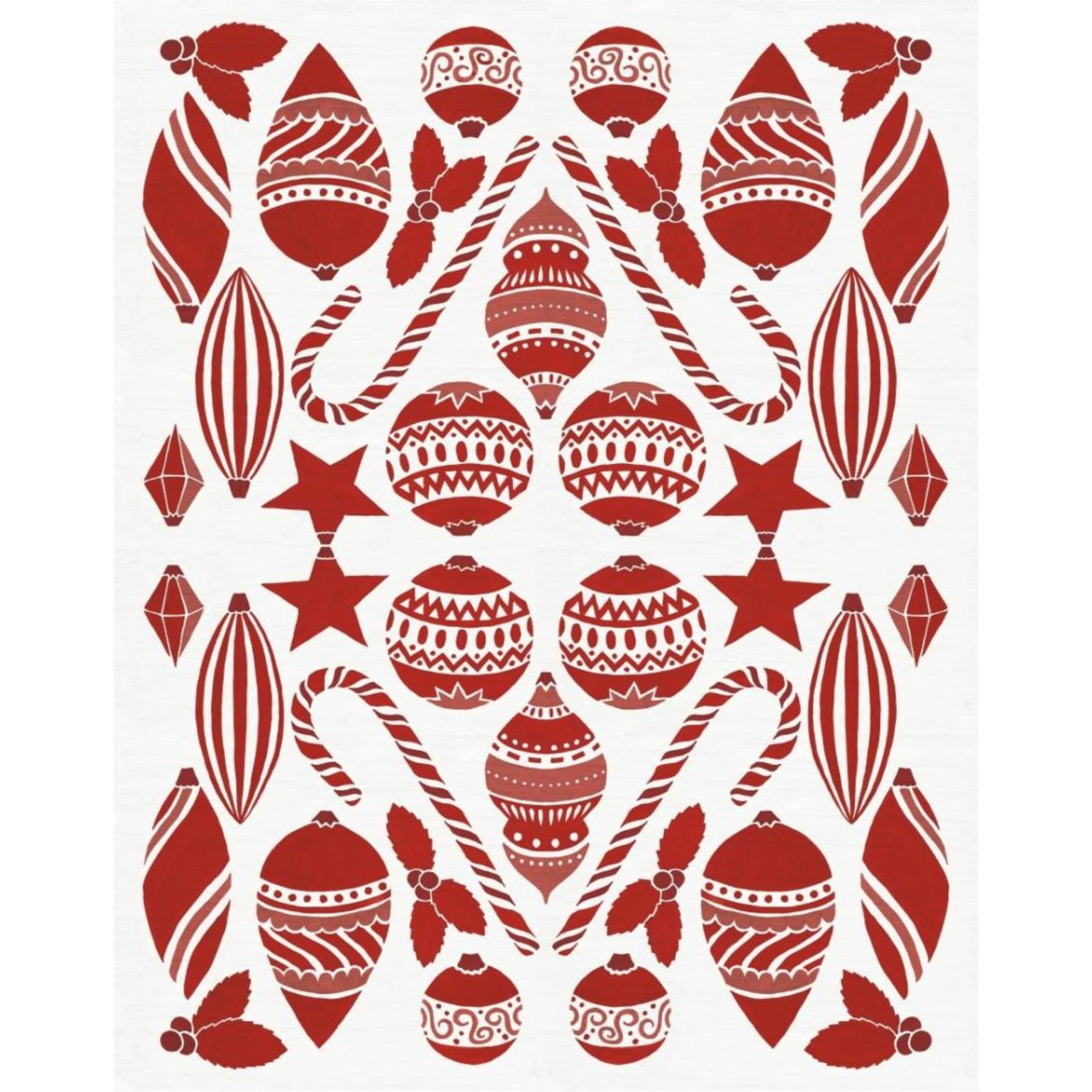 Christmas Otomi III -Paper Art-24&quotx30"