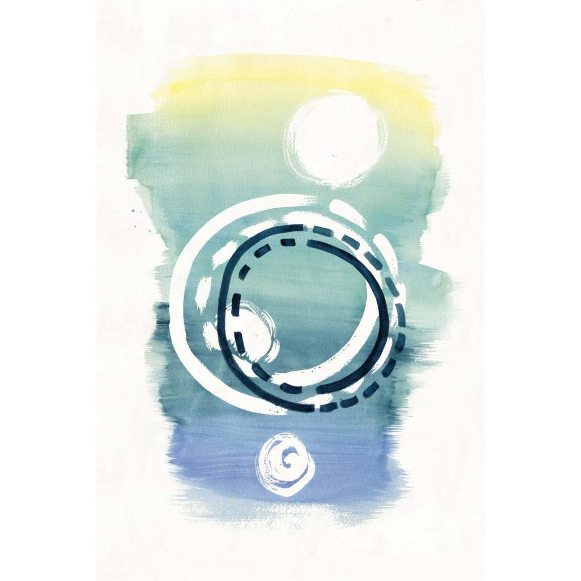 Offset Shapes Circle -Paper Art-26&quotx38"