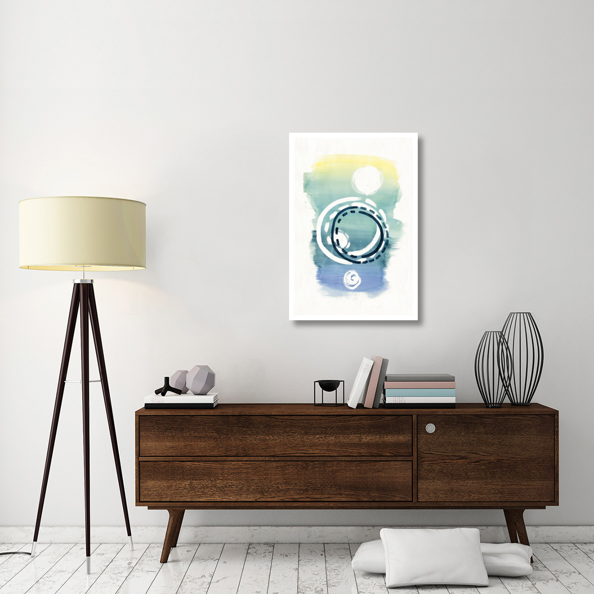 Offset Shapes Circle -Paper Art-26&quotx38"