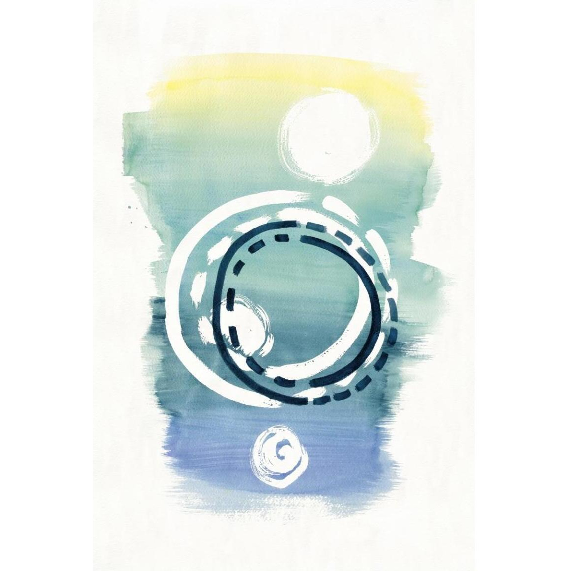 Offset Shapes Circle -Paper Art-34&quotx50"