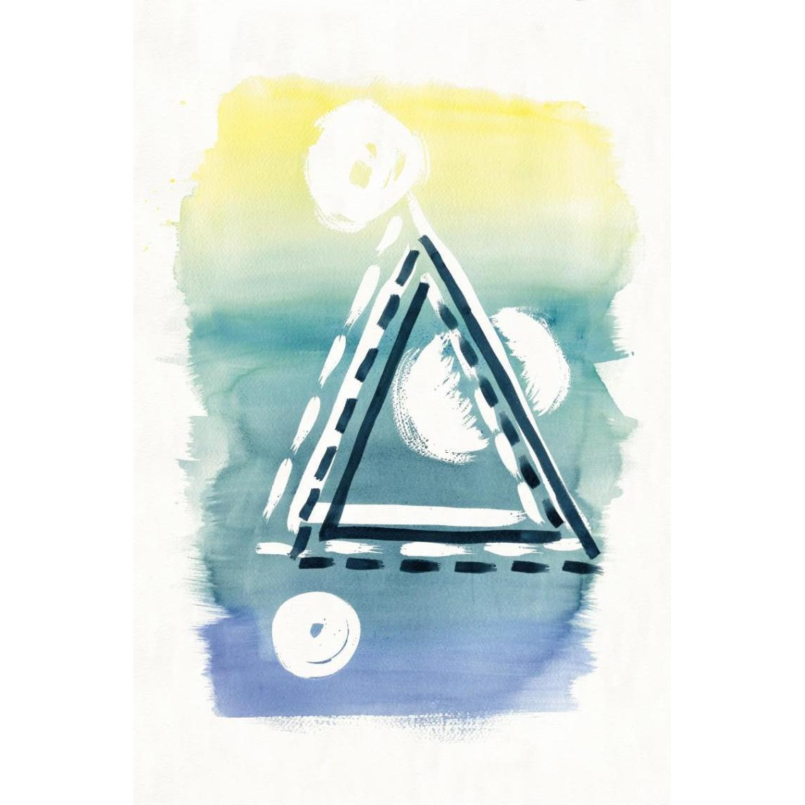 Offset Shapes Triangle -Paper Art-26&quotx38"