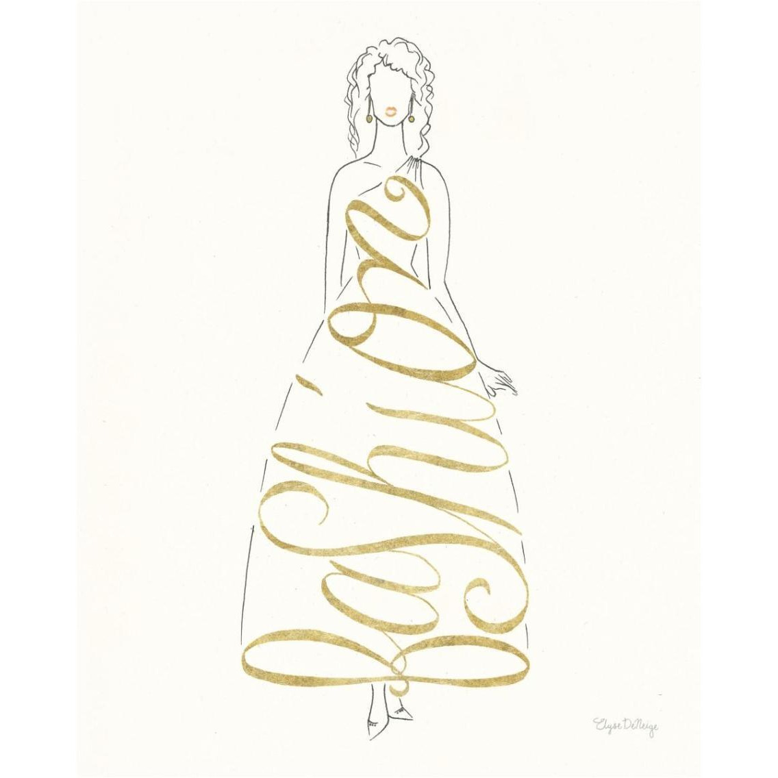 Stylish Sayings III -Paper Art-30&quotx37"