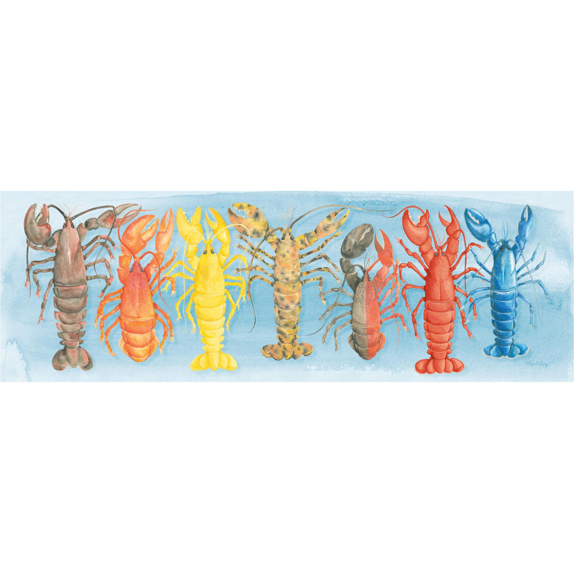 A Rare Catch Red Lobster -Paper Art-74&quotx26"