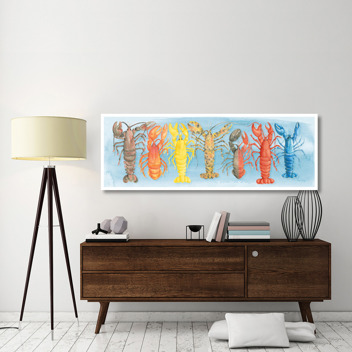 A Rare Catch Red Lobster -Paper Art-74&quotx26"