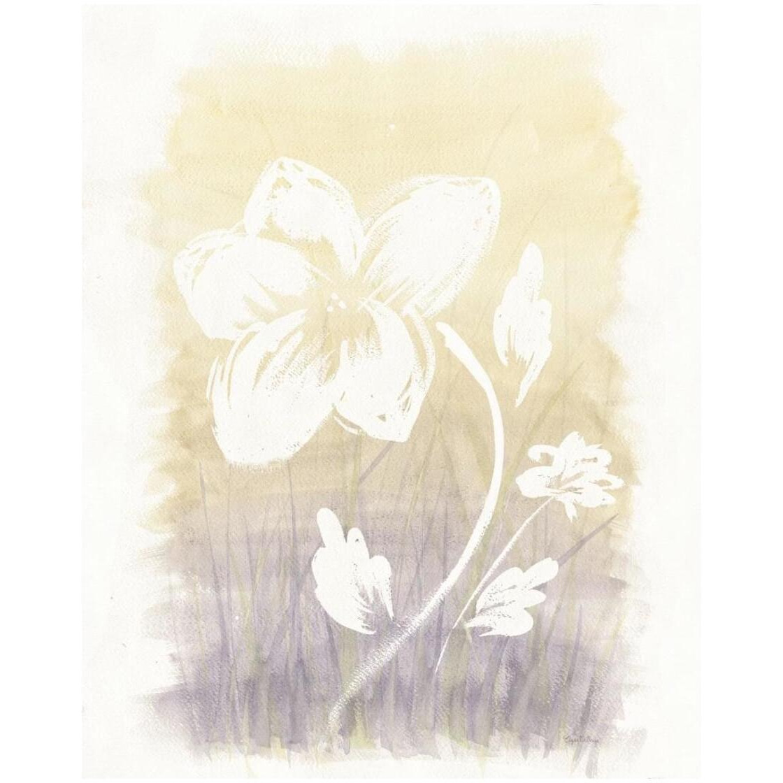 Floral Silhouette II -Paper Art-22&quotx26"