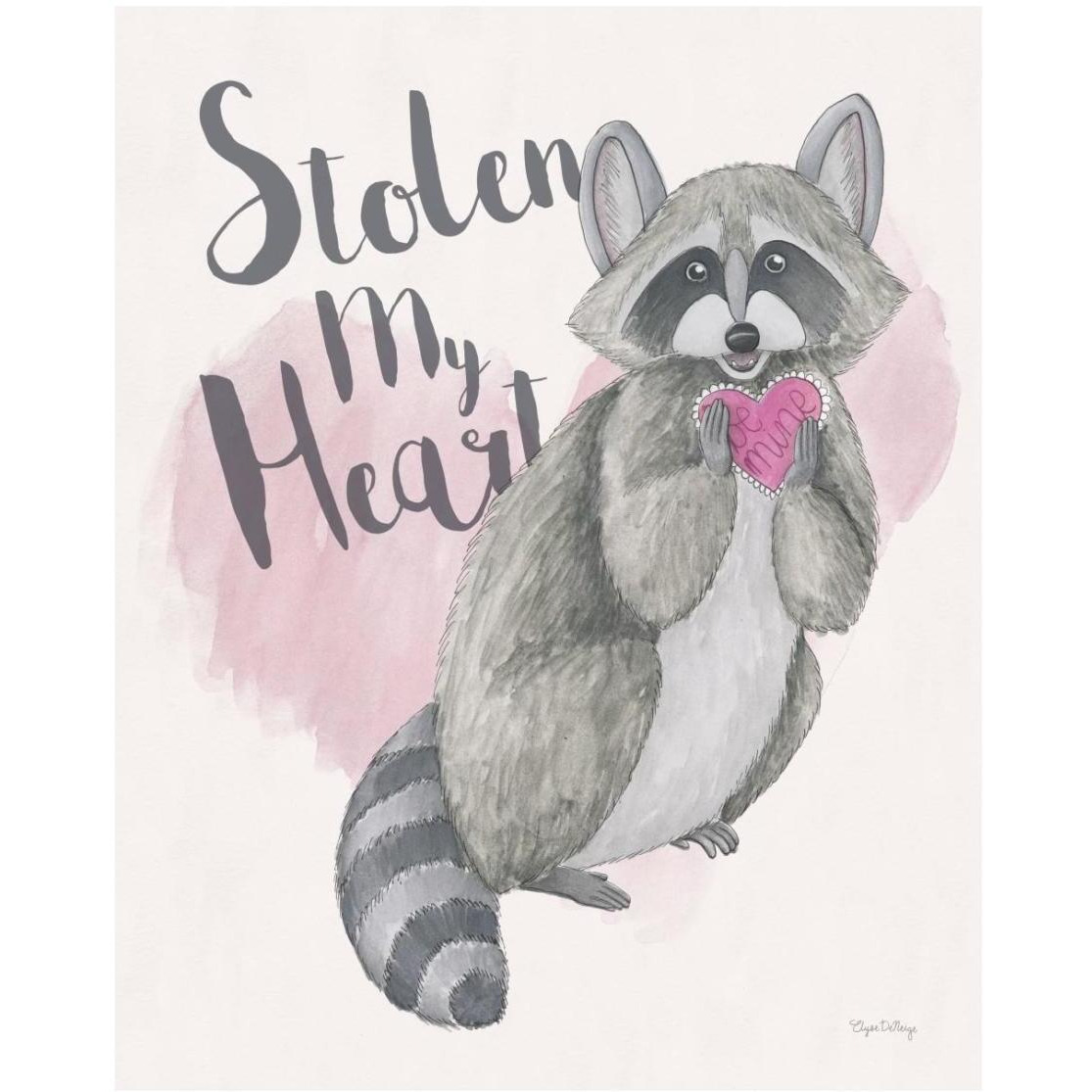 My Furry Valentine I -Paper Art-22&quotx26"