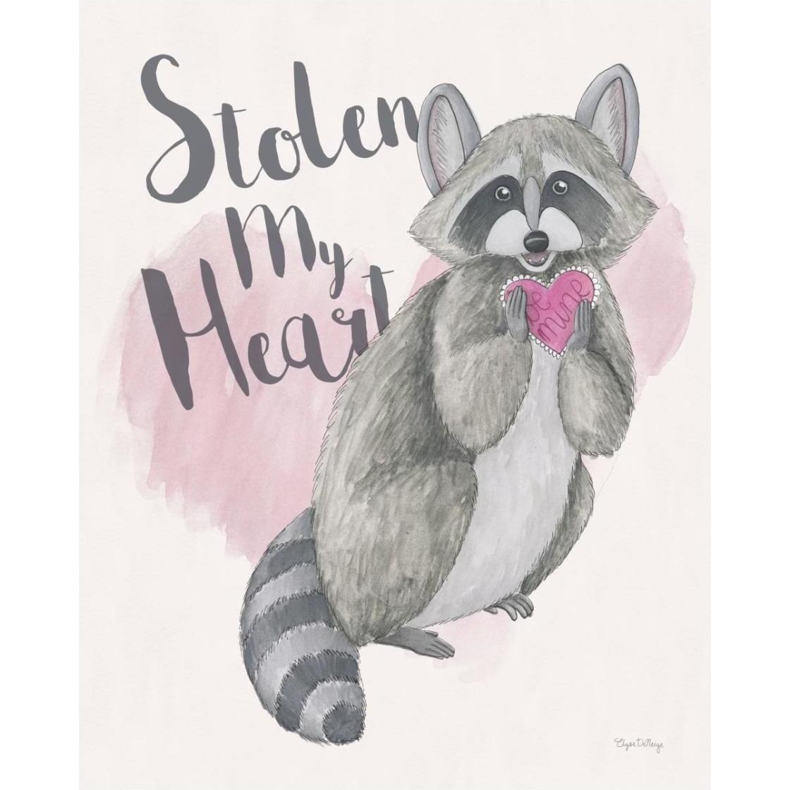 My Furry Valentine I -Paper Art-24&quotx30"