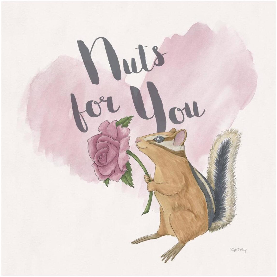 My Furry Valentine IV Sq -Paper Art-42&quotx42"