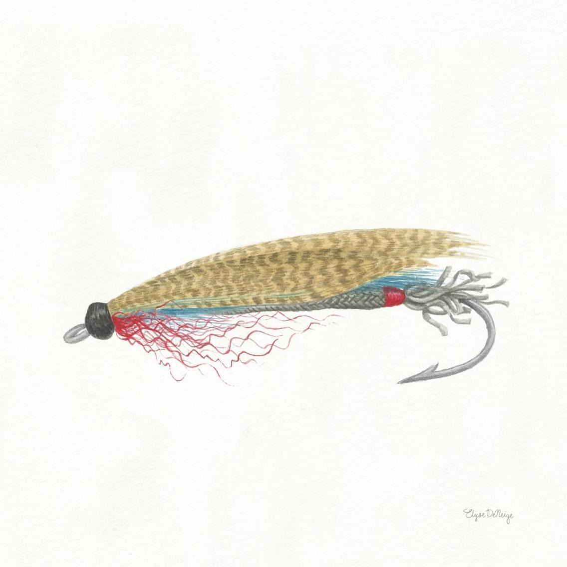 Gone Fishin III -Paper Art-38&quotx38"
