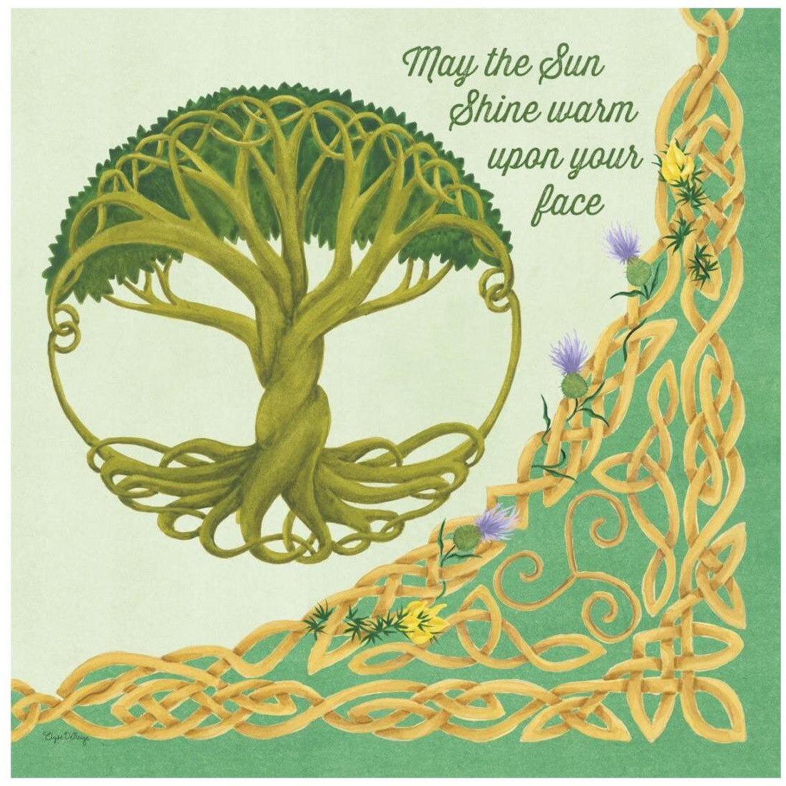 Celtic Charm IV -Paper Art-20&quotx20"