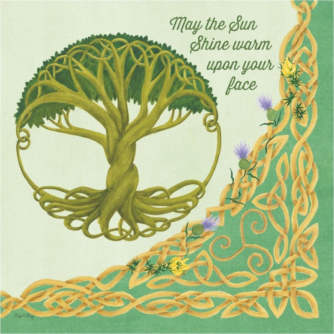 Celtic Charm IV -Paper Art-38&quotx38"