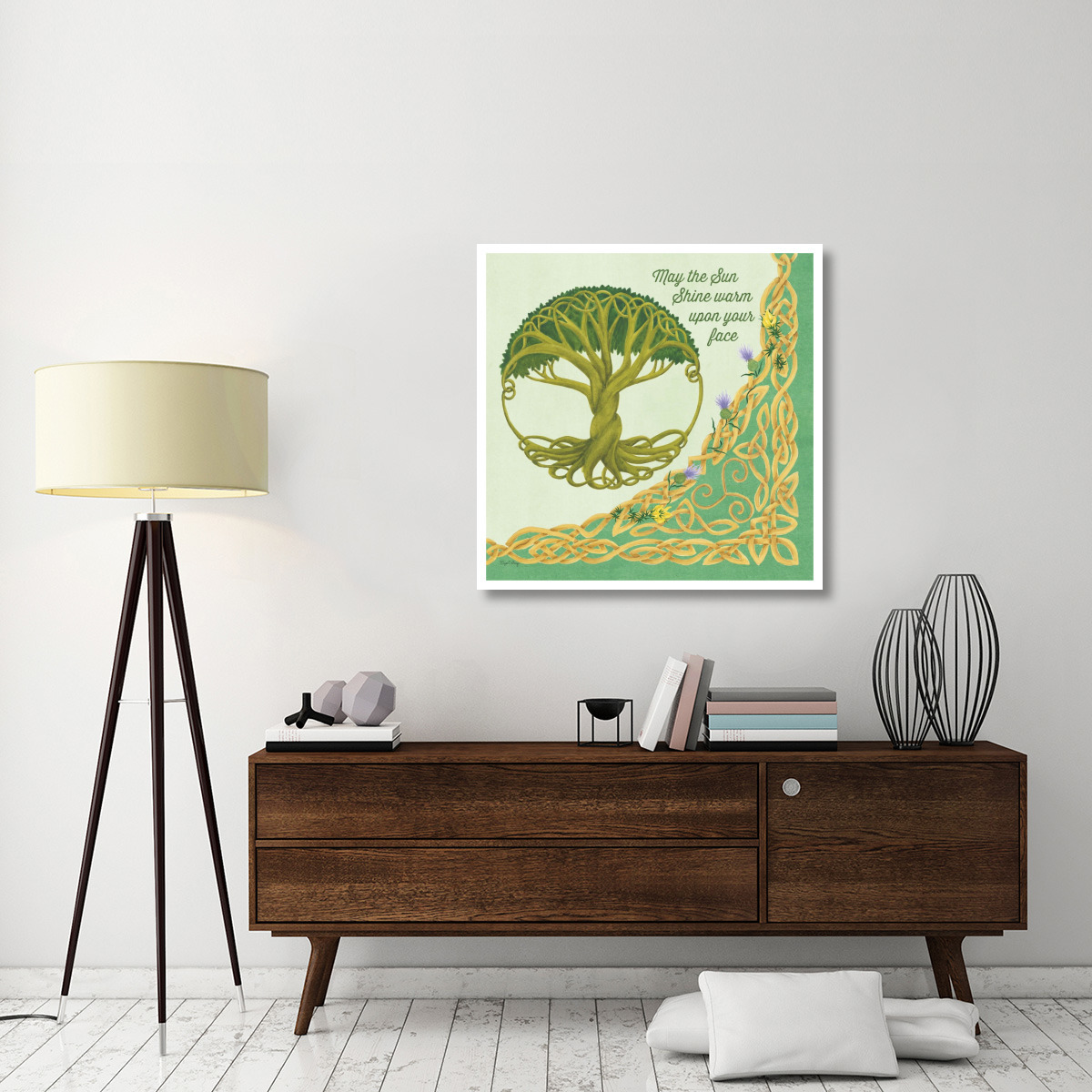 Celtic Charm IV -Paper Art-38&quotx38"
