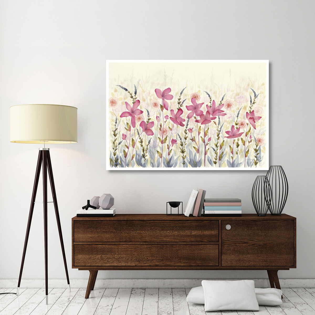 Watercolor Garden -Paper Art-62&quotx42"
