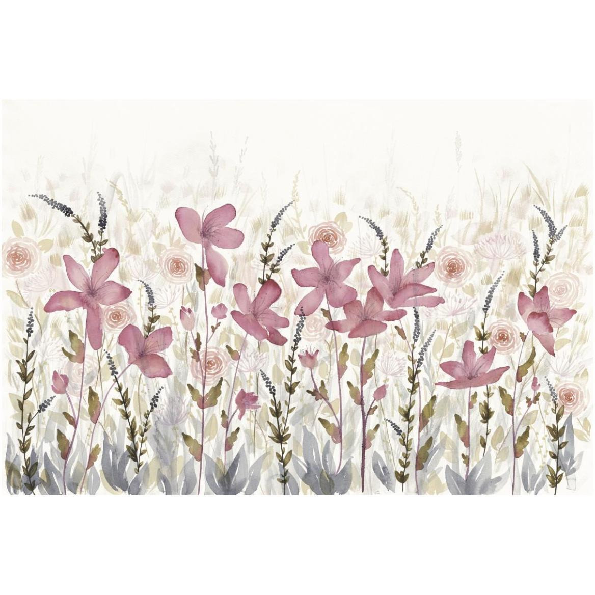 Watercolor Garden Light -Paper Art-62&quotx42"