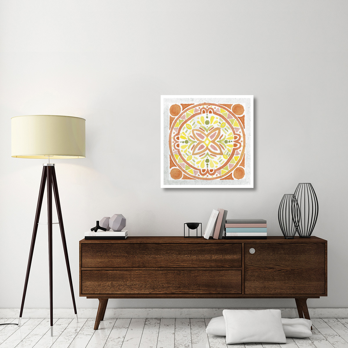Citrus Tile I v2 -Paper Art-32&quotx32"