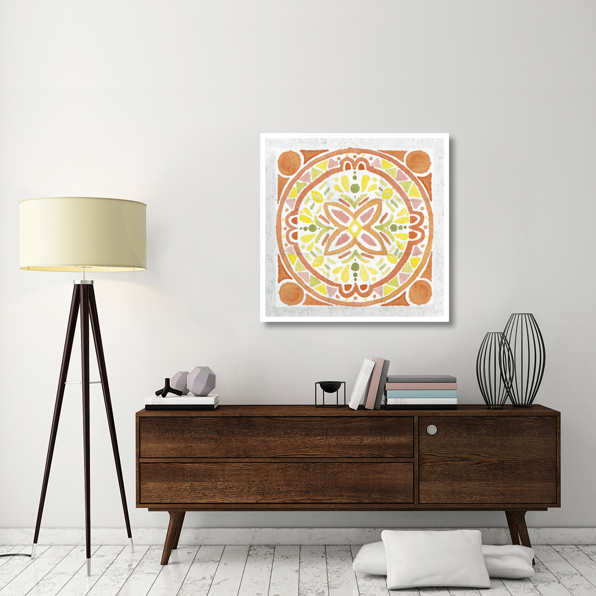 Citrus Tile I v2 -Paper Art-38&quotx38"