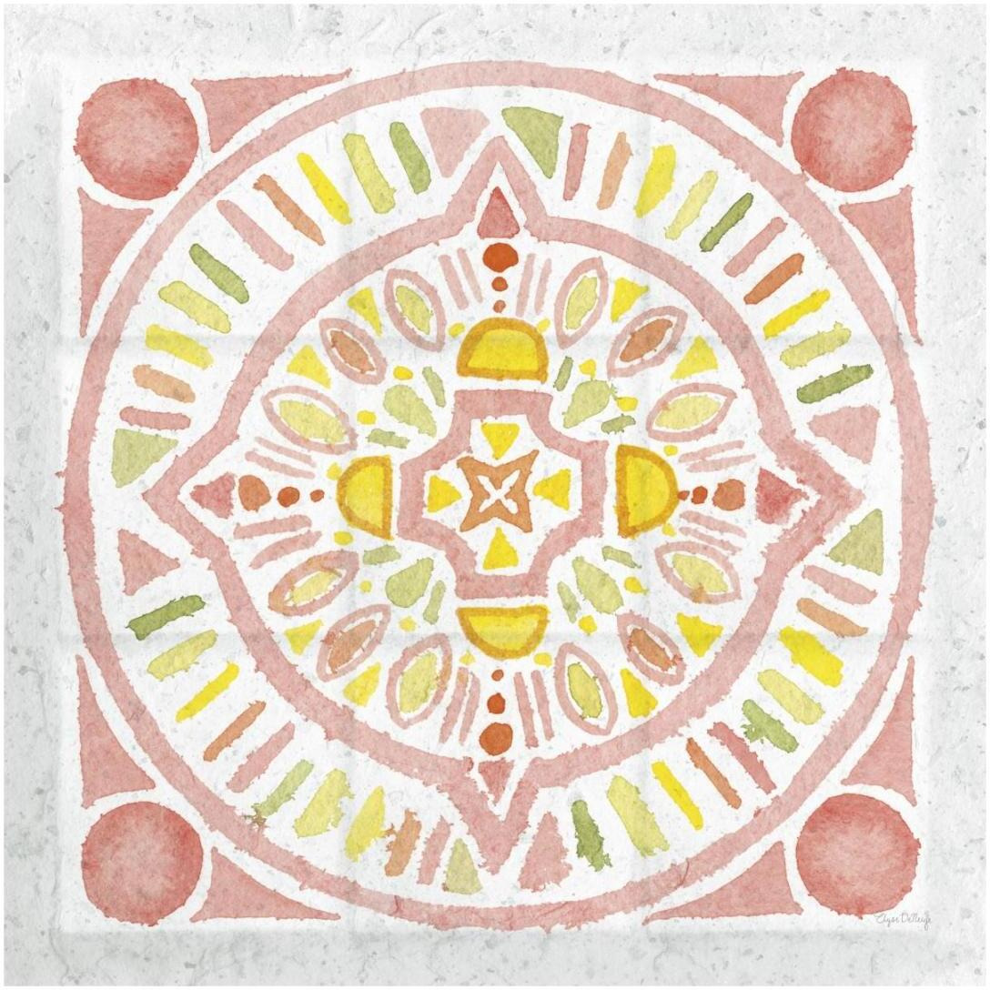 Citrus Tile IV v2 -Paper Art-20&quotx20"