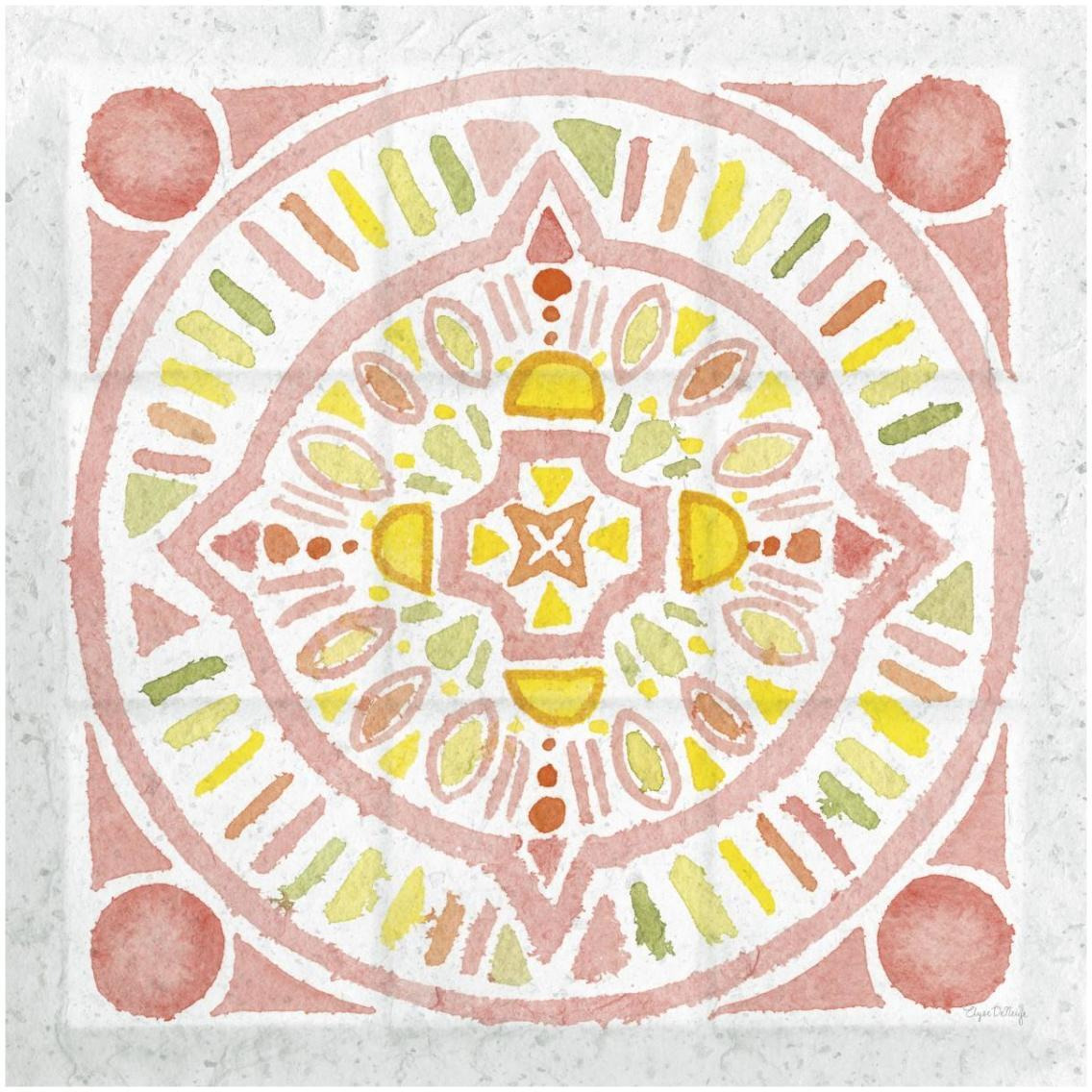 Citrus Tile IV v2 -Paper Art-32&quotx32"