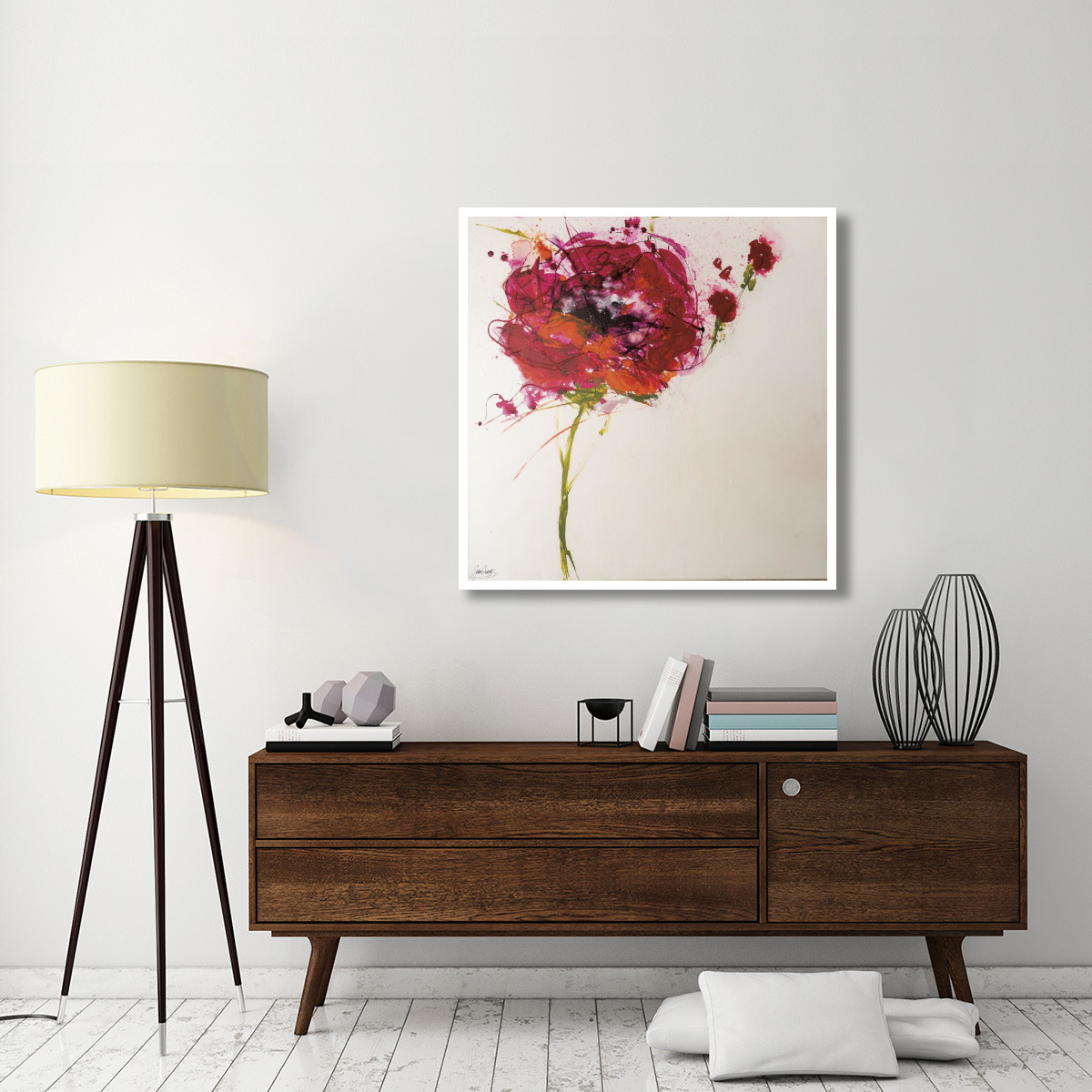 Poppy Master -Paper Art-42&quotx42"