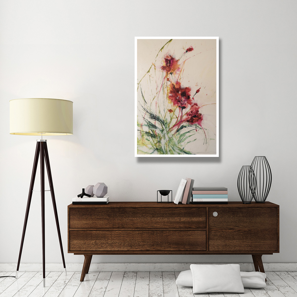 Flora -Paper Art-34&quotx50"