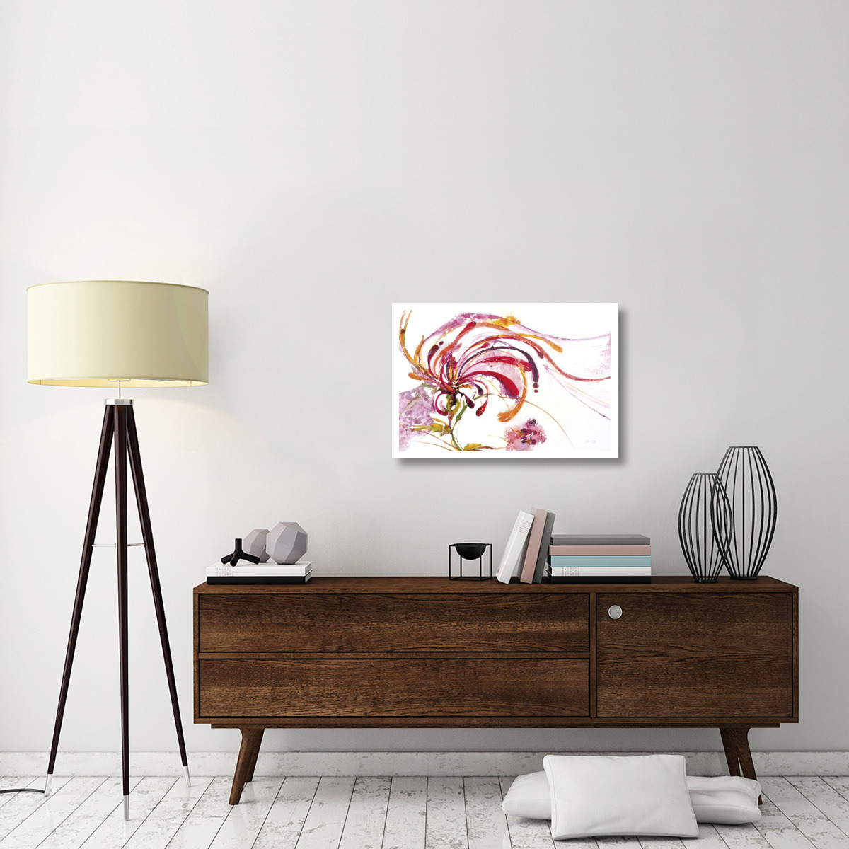 Moving and Shaking Bright on White Crop -Paper Art-32&quotx22"
